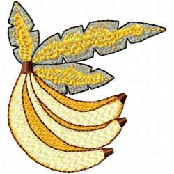 Banana Embroidery Design 12